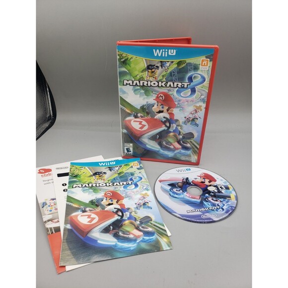 Mario Kart 8 Nintendo Wii U Complete Tested Good Condition Authentic - Picture 1 of 9